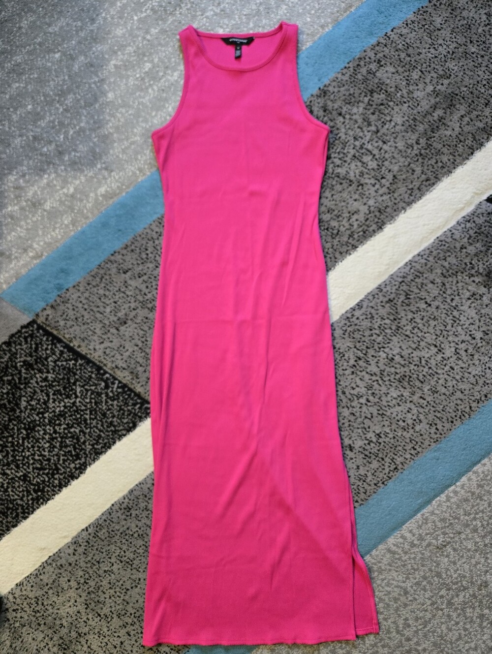 WHBM FORME Rib Sleeveless Midi Dress, M, EUC - Picture 6 of 13